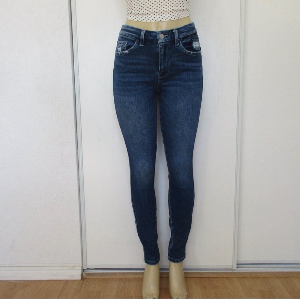 Flying Monkey Women's Skinny Jeans - Dark Blue